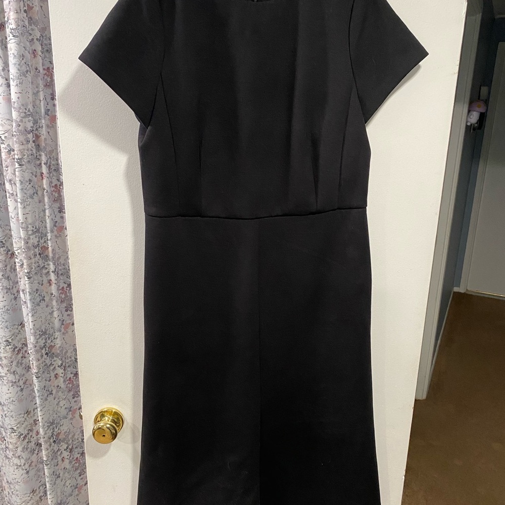 Ann Taylor Classic Black Midi Dress